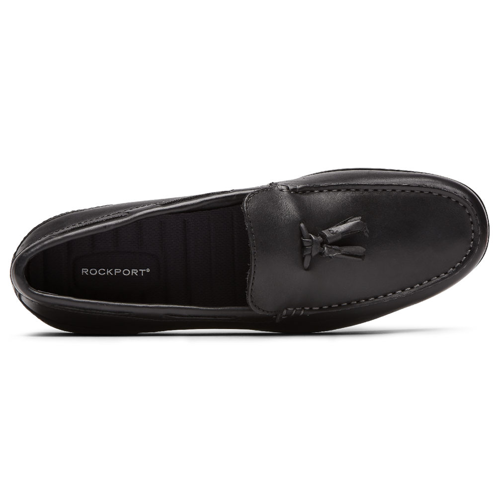 Rockport Singapore Mens Loafers - Malcom Tassel Black - PJ8395012